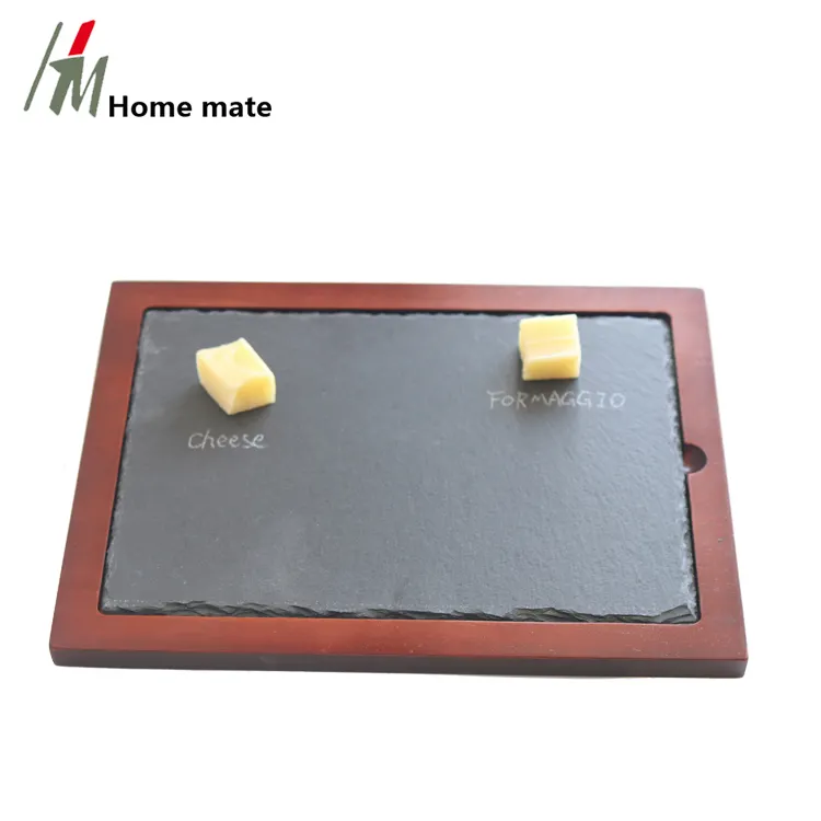 Slate and Wood Cheese Board