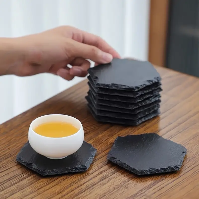 Black Slate Coasters