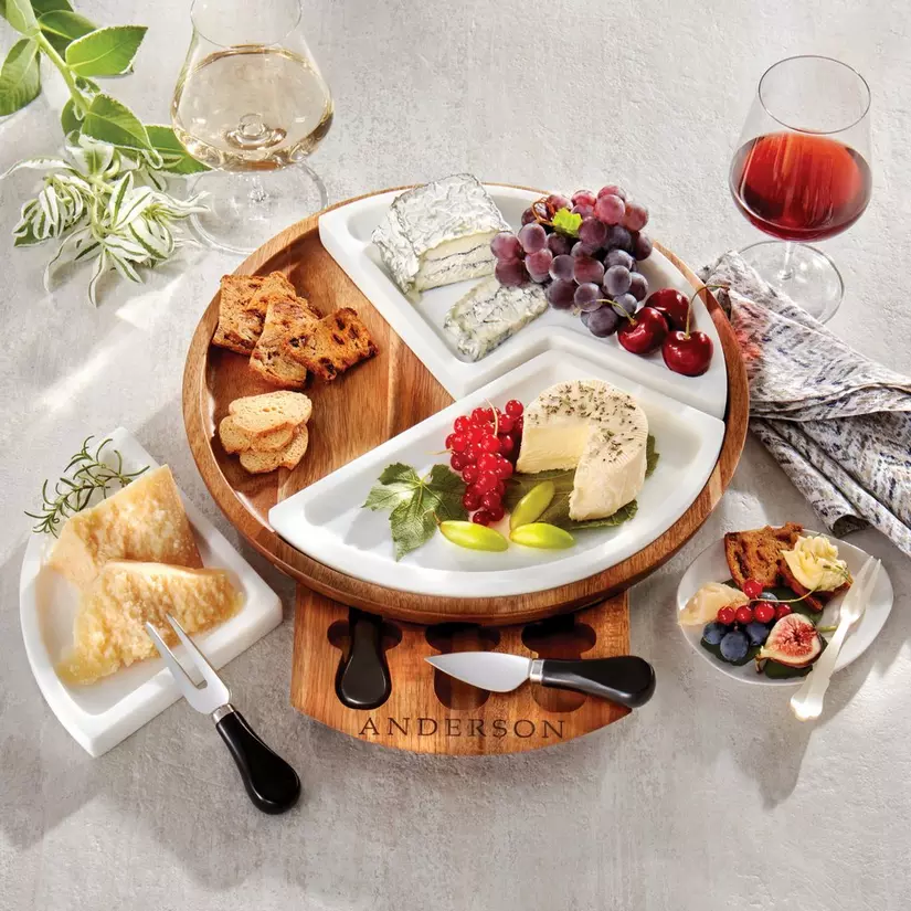 Marble & Wood Cheese Boards