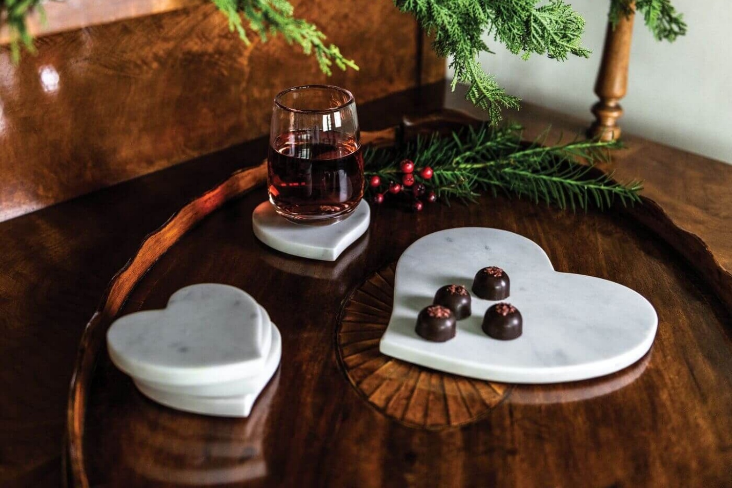 Marble & Wood Coasters