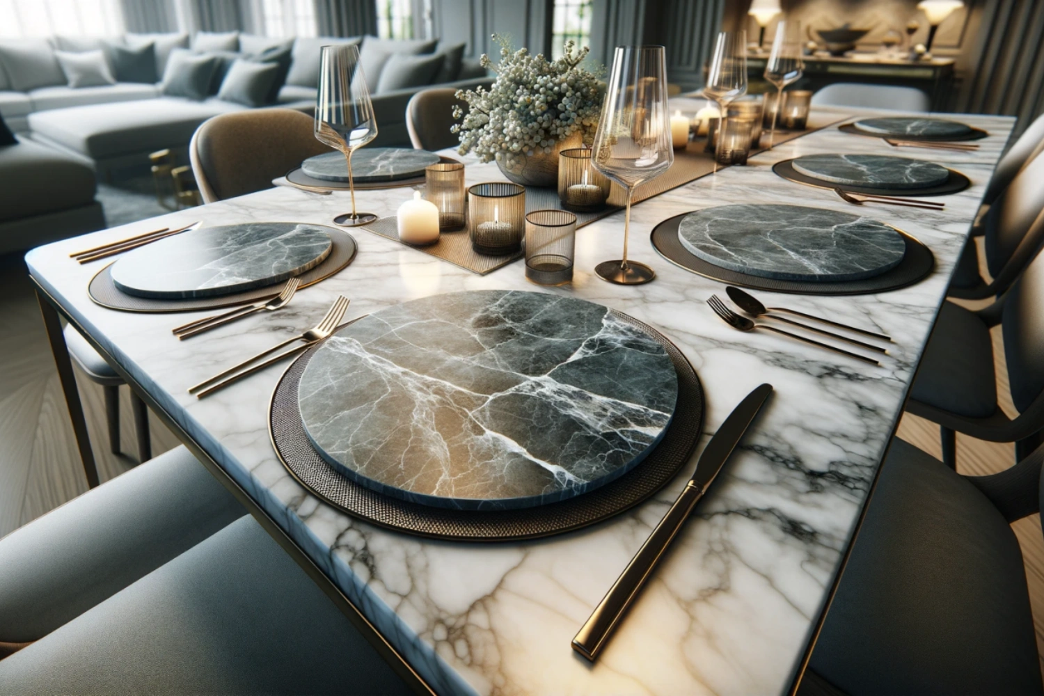 Marble Slate Placemats