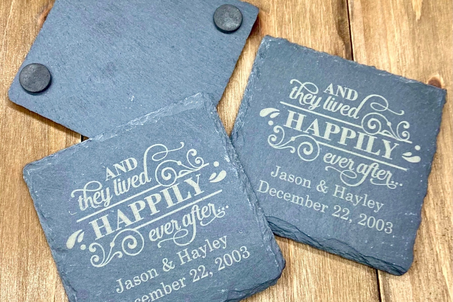 Handcrafted Slate Coasters2