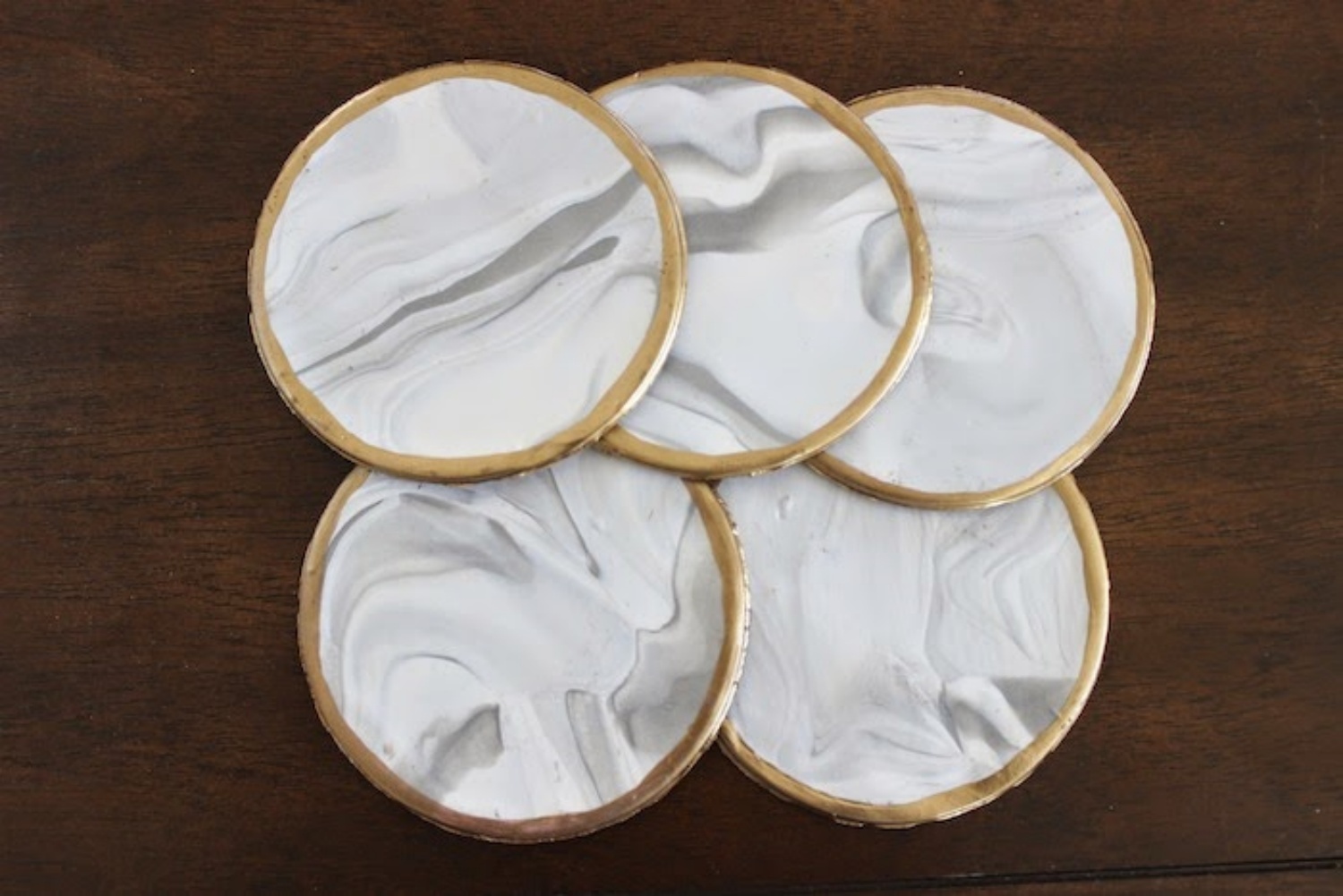 DIY Marble Coasters